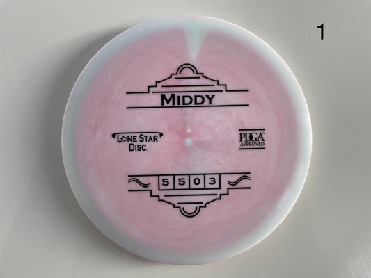 Middy (Alpha) Stock Stamp